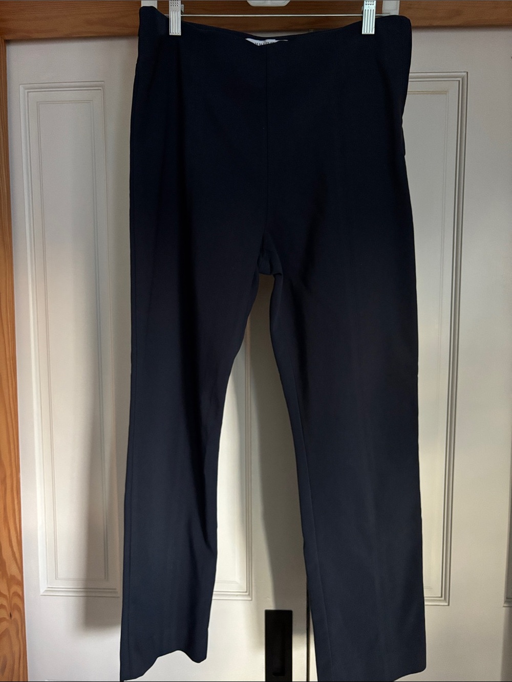MM Lafleur Blue Straight-Leg Everstretch Dress Pants Size 12